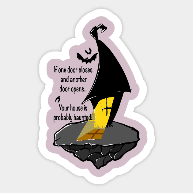 Haunted Sticker by Maykol2040